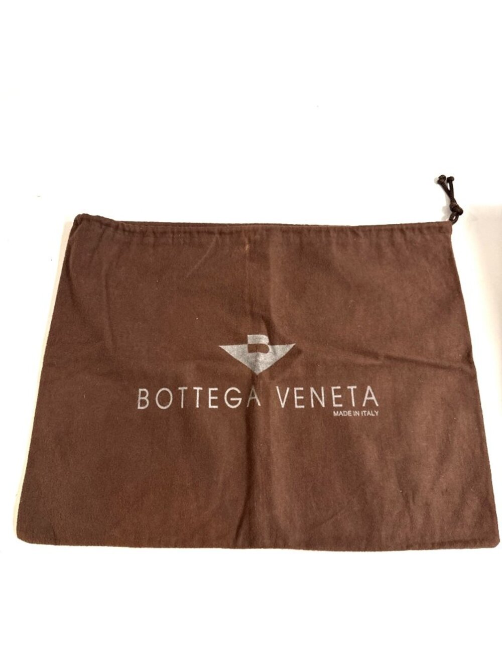 Authentic Bottega Veneta Dust Bag Brown Drawstring Storage Pouch